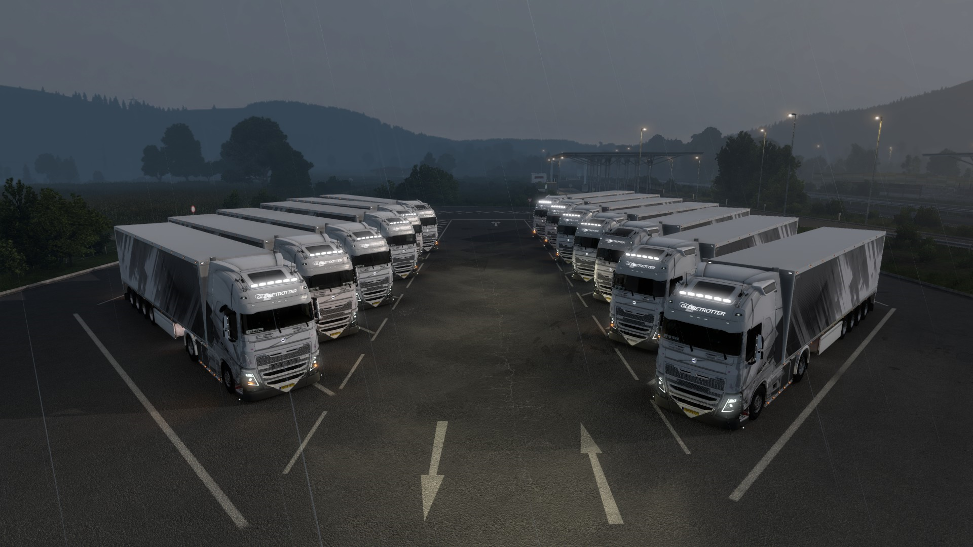 Rain convoy